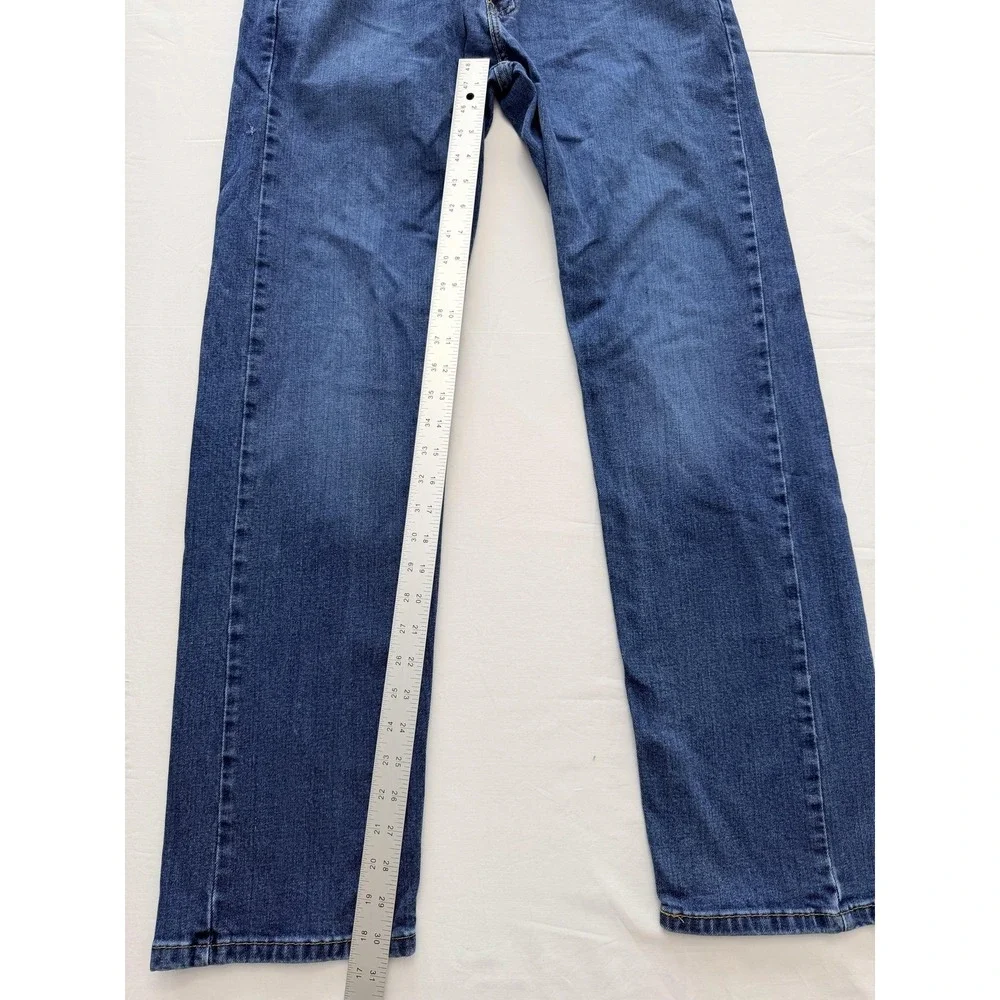 Levi's 505 Jeans Mens 34x32 Blue Medium Wash Regular Straight Denim Pants Casual